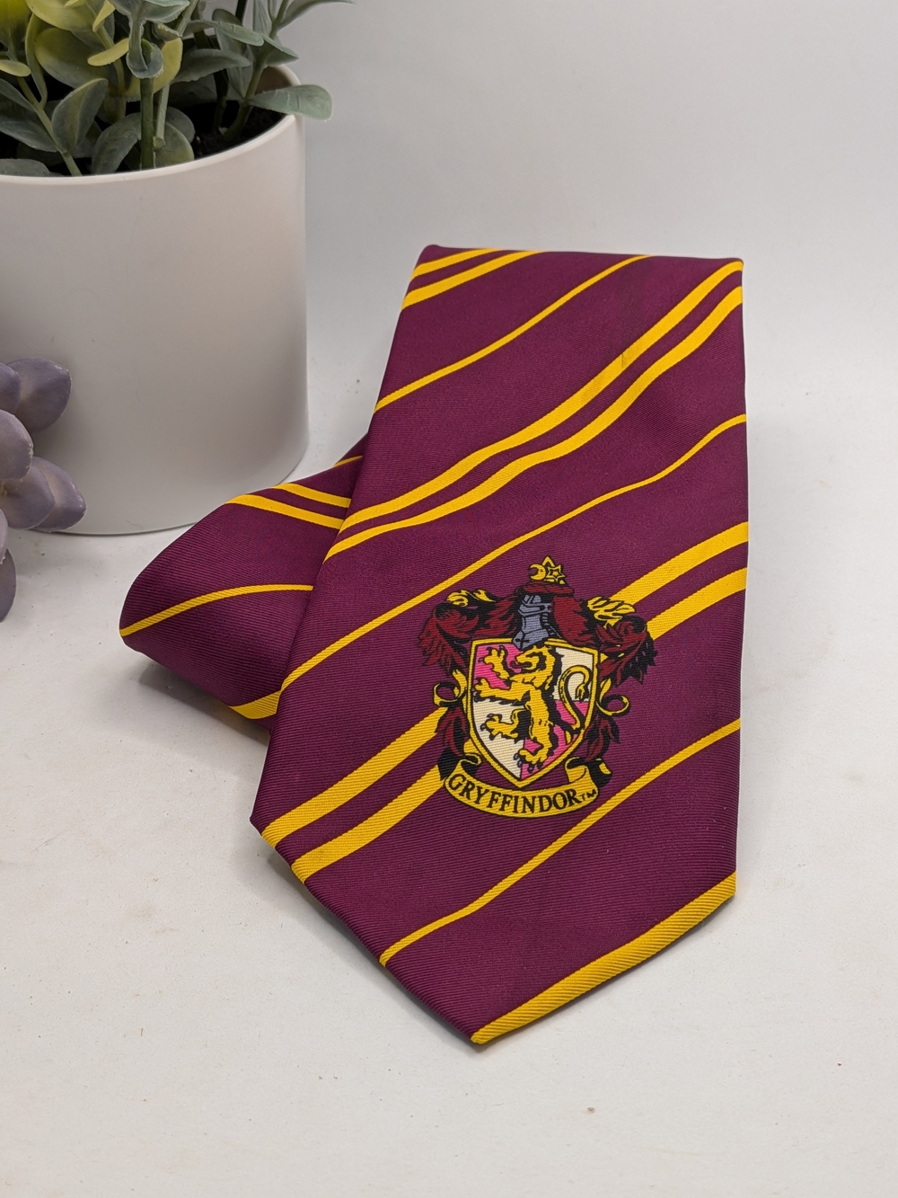 Gryffindor Stripe Necktie in Maroon and Gold